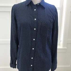 J. Crew blue button up